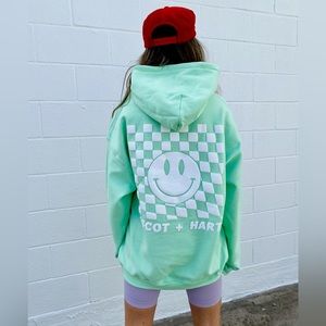 Ascot + Hart | Smile Logo Hoodie: Mint